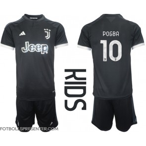Juventus Paul Pogba #10 Tredje tröja Barn 2023-24 Kortärmad (+ korta byxor)